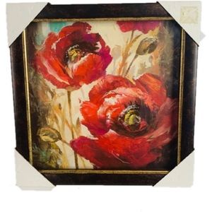 Floral Picture Framed Wall Decorative Hanging